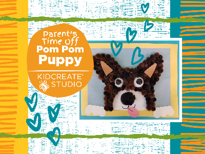 Kidcreate Studio - Newport News. Parent's Time Off- Pom Pom Puppy (3-9 Years)